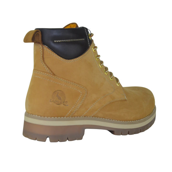 Scarpe Uomo Canguro art. CA829 Pelle Scam. Colore yellow sportive uomo polacco