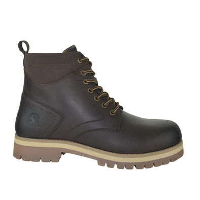 Scarpe Uomo Canguro art. CA827 Pelle Ingr. Colore BROWN sportive uomo polacco