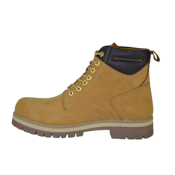 Scarpe Uomo Canguro art. CA829 Pelle Scam. Colore yellow sportive uomo polacco