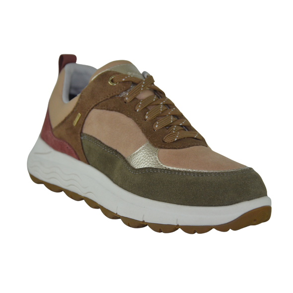 Geox Donna Spherica Anphibiox art. D362D6 - Sneakers- donna-  casual Sport - colore Musk/Old rose