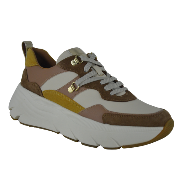 Geox Donna Diamanta art. D36UFE - Sneakers- donna-  casual Sport - colore Mud/Beige