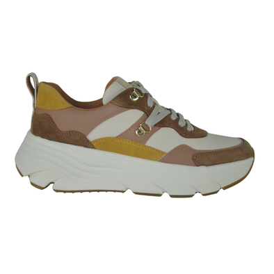 Geox Donna Diamanta art. D36UFE - Sneakers- donna-  casual Sport - colore Mud/Beige