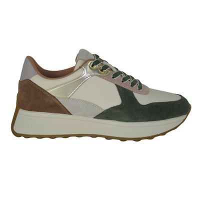 Geox Donna Amabel art. D45MDA - Sneakers- donna-  casual Sport - colore LT Taupe/Papyrus