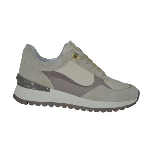 Geox Donna DESYA  art. D5600A - Sneakers- donna-  casual Sport - colore LT Taupe/Papyrus