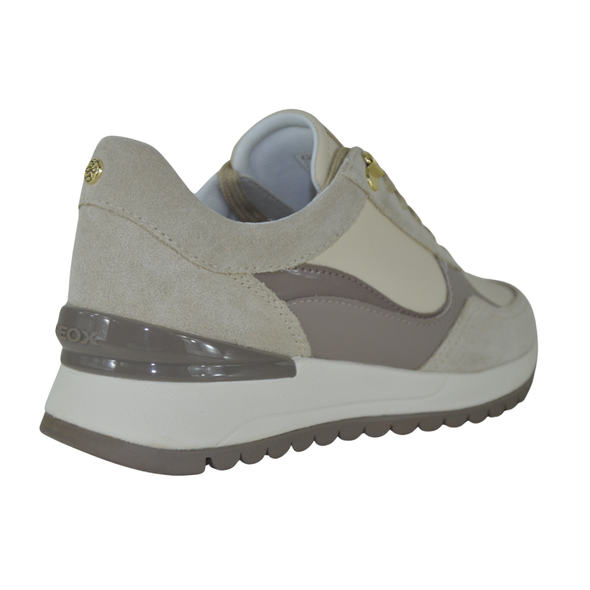 Geox Donna DESYA  art. D5600A - Sneakers- donna-  casual Sport - colore LT Taupe/Papyrus