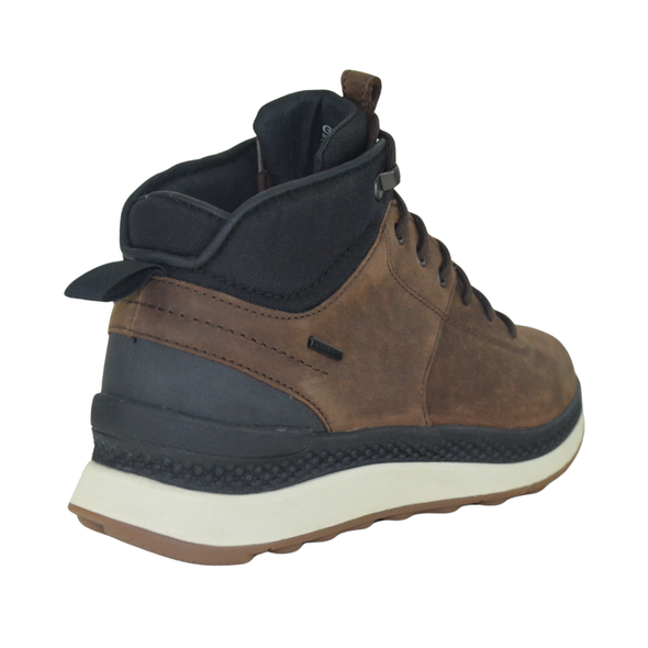 Geox Uomo Spherica  art. U56HMC Polacco Pelle Ingr.  Anphibiox colore DK.Brown/Black