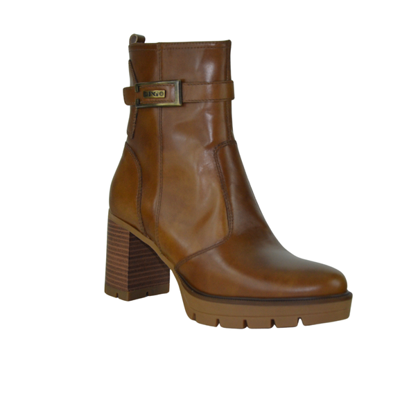 NeroGiardini Donna art. I514853D  Tronchetto  pelle - Colore Cuoio