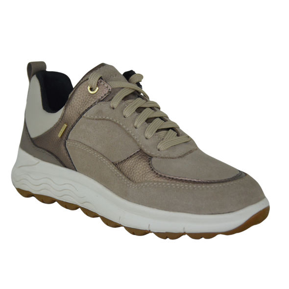 Geox Donna Spherica art. D3626D - Sneakers- donna-  casual Sport - colore Taupe