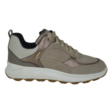 Geox Donna Spherica art. D3626D - Sneakers- donna-  casual Sport - colore Taupe