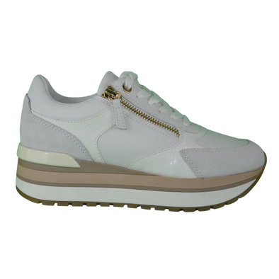 Geox Donna New Kency art. D46MZA - Sneakers- donna-Nappa+Scam.  casual Sport - colore White/off White