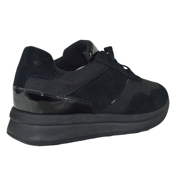 Geox Donna New Runntix art. D46RRA - Sneakers- donna Scam+Brill.  casual Sport - colore Black