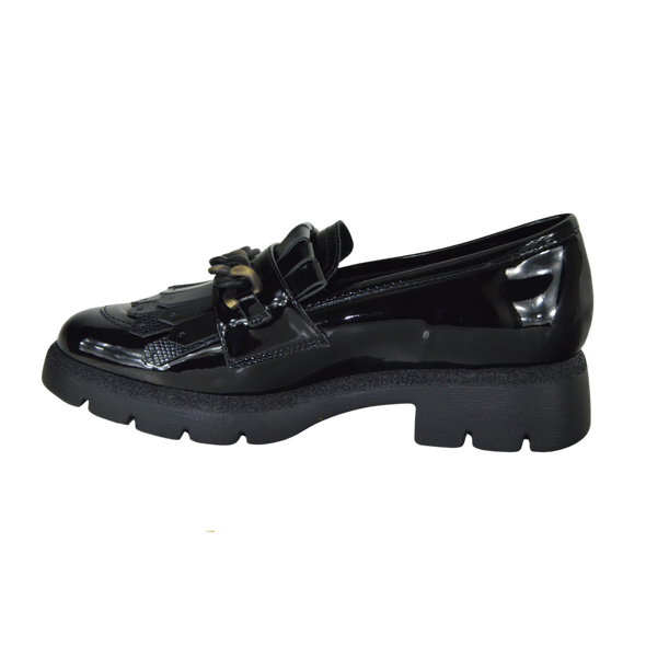 Calzature donna Valleverde art. N. V45553 Mocassino colore Vernice Black