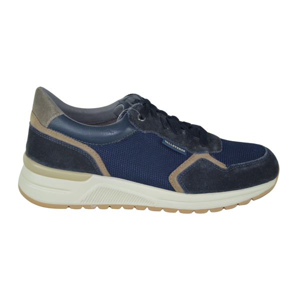 Scarpe Valleverde uomo art. V49900 Scamosciato colore Blu  chiusura lacci