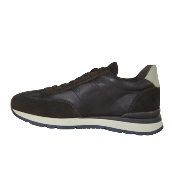 Scarpe uomo NeroGiardini art.I400411U Pelle Nabuk Colore  Brown sportive uomo bassa