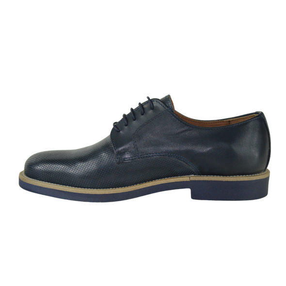 Scarpe Valleverde uomo art. 28922 Vitello  colore  blu  chiusura lacci eleganti