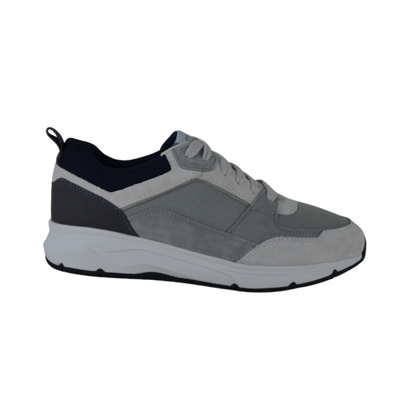 Geox uomo Radente art. U35CZA 02214 C1995  Sneakers Sportivo basse membrana traspirante respira colore White/Grey