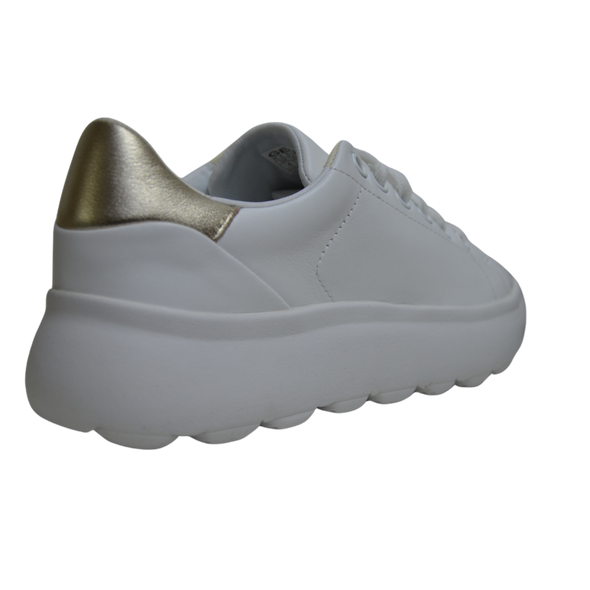 Geox Donna EC4 art. D35TCB 085Y2 C0232- Sneakers- donna-  casual Sport - colore White/Gold